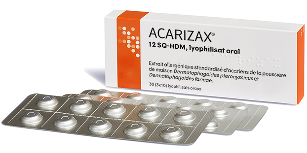 Acarizax, dans l’allergie aux acariens
