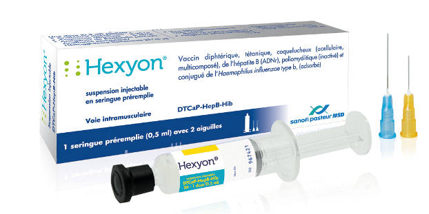 Hexyon, vaccin hexavalent prêt à l’emploi