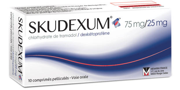 Skudexum, dans la douleur modérée à sévère