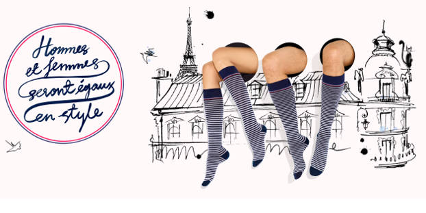 Chaussettes Style Motifs Marinière chez Sigvaris