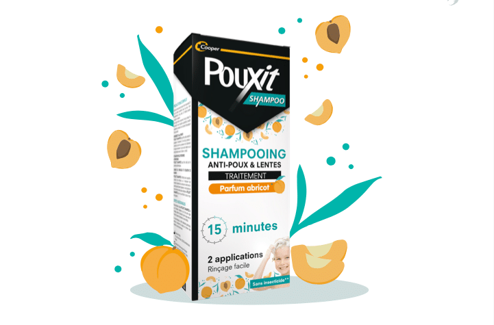 Pouxit lance son premier shampoing 2-en-1 anti-poux & lentes parfumé à l’abricot