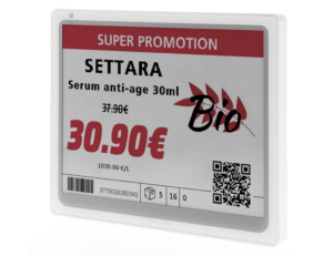 Étiquette électronique ESL de Rubex Pharma