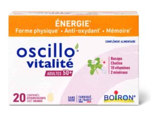 boiron,oscillo,Oscillo’ vitalité 50+,Oscillo’ vitalité,Oscillo’ immunité