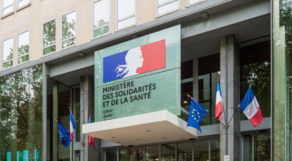 Façade du ministère de la Santé, Stéphanie Rist